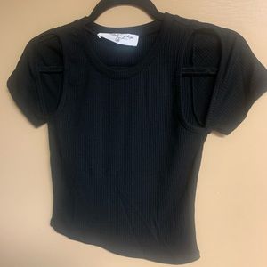 Cutout crop top
